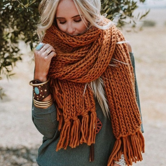 Three Bird Nest Accessories - Desert Cozy Chunky Oversized Scarf